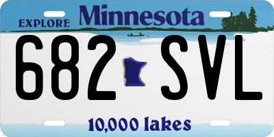 MN license plate 682SVL