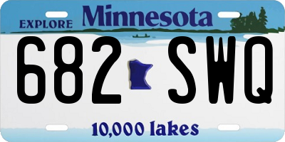 MN license plate 682SWQ