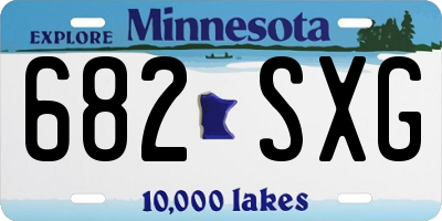 MN license plate 682SXG