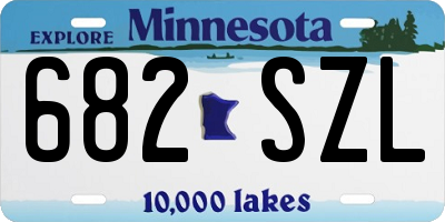 MN license plate 682SZL