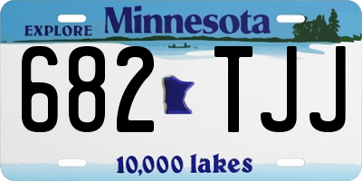 MN license plate 682TJJ