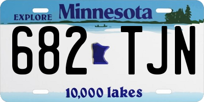 MN license plate 682TJN