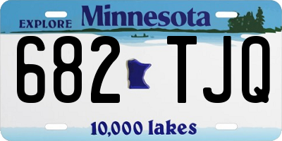 MN license plate 682TJQ