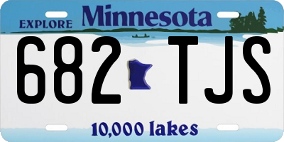MN license plate 682TJS