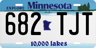 MN license plate 682TJT