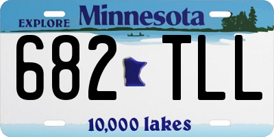 MN license plate 682TLL