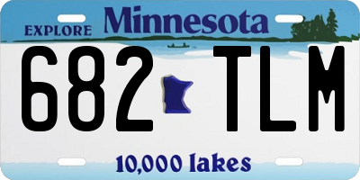 MN license plate 682TLM
