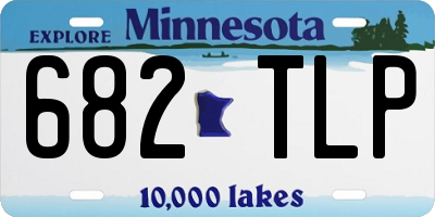 MN license plate 682TLP