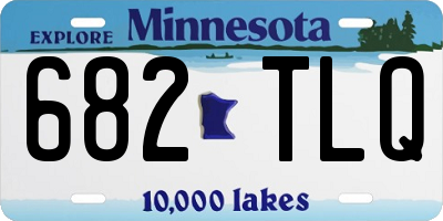 MN license plate 682TLQ