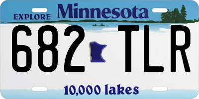MN license plate 682TLR