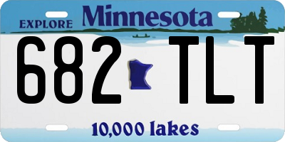 MN license plate 682TLT