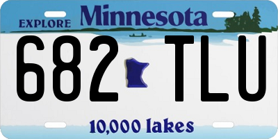 MN license plate 682TLU