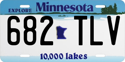 MN license plate 682TLV