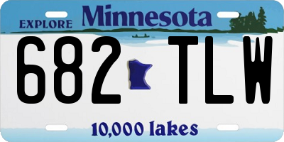 MN license plate 682TLW