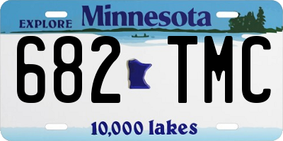 MN license plate 682TMC