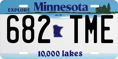 MN license plate 682TME