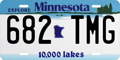 MN license plate 682TMG