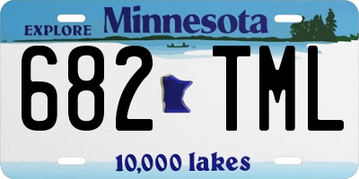 MN license plate 682TML