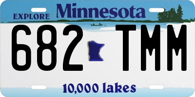 MN license plate 682TMM