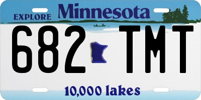 MN license plate 682TMT