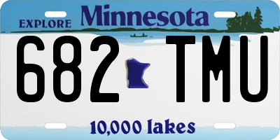 MN license plate 682TMU
