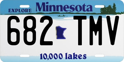 MN license plate 682TMV