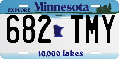 MN license plate 682TMY