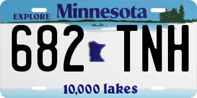 MN license plate 682TNH