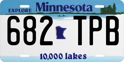 MN license plate 682TPB