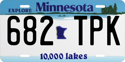 MN license plate 682TPK