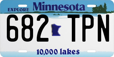 MN license plate 682TPN