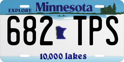MN license plate 682TPS