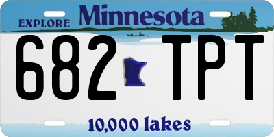 MN license plate 682TPT
