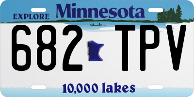 MN license plate 682TPV