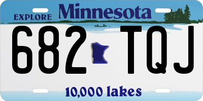 MN license plate 682TQJ