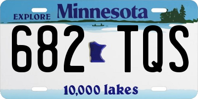 MN license plate 682TQS