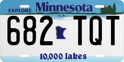 MN license plate 682TQT