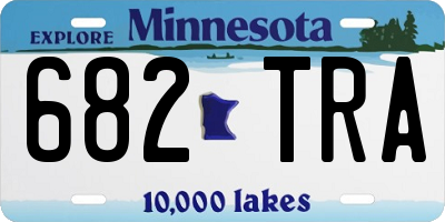 MN license plate 682TRA