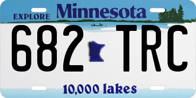 MN license plate 682TRC