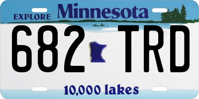 MN license plate 682TRD