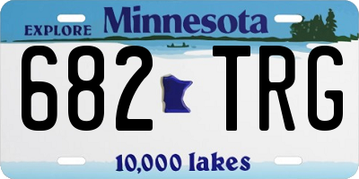 MN license plate 682TRG