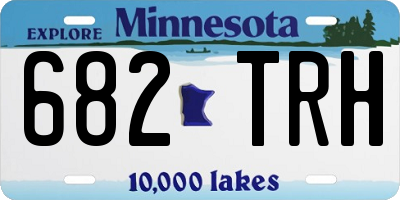 MN license plate 682TRH