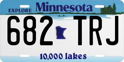 MN license plate 682TRJ