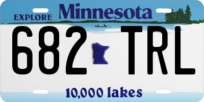 MN license plate 682TRL
