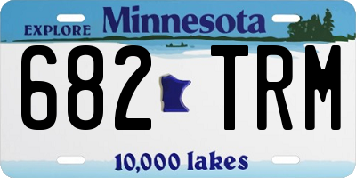 MN license plate 682TRM
