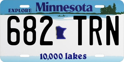 MN license plate 682TRN
