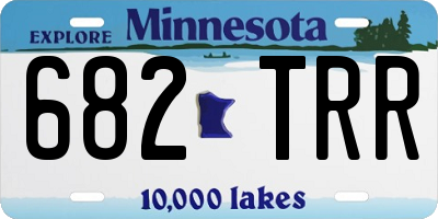 MN license plate 682TRR