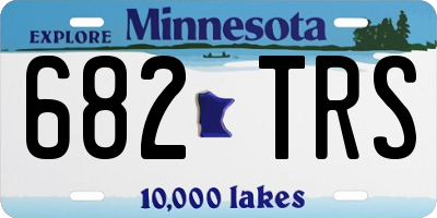 MN license plate 682TRS