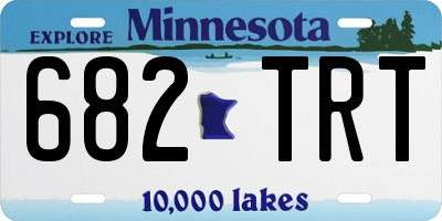 MN license plate 682TRT