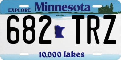MN license plate 682TRZ